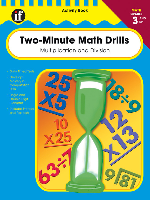 Title details for Two-Minute Math Drills, Grades 3 - 5 by Carson Dellosa Education - Available
